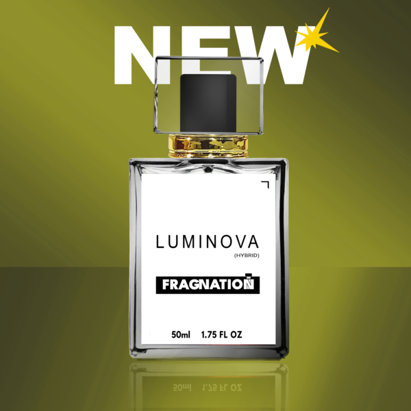 LUMINOVA NEW (HYBRID) Darkness Meets Light 🌑 Deep. Intense. Hypnotic. LUMINOVA is a fragrance of contrast and power, blending the raw intensity of darkness with the glow of an untamed spirit. | Fragnation Perfumes